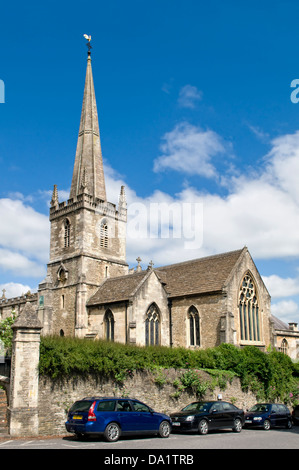 St John the Baptist church, Frome, Somerset, UK on sunny day Stock Photo