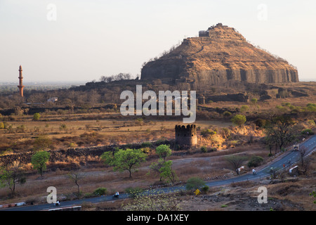 Daulatabad Fort, Daulatabad, India Stock Photo