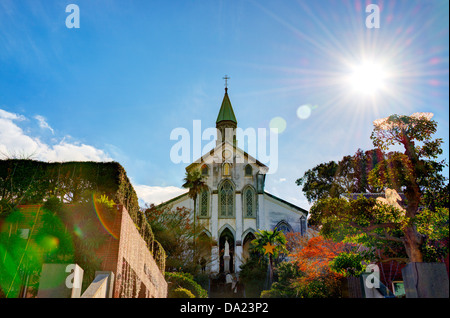 Oura Church in Nagasaki, Japan. Stock Photo