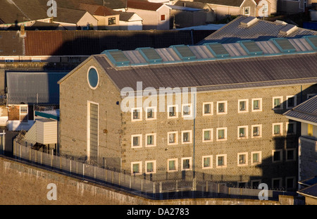 HMP Swansea Prison in South Wales, UK Stock Photo