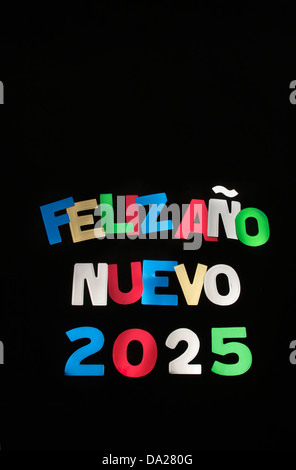 FELIZ ANO NUEVO 2025 Stock Photo