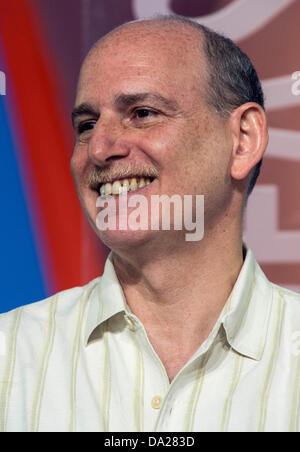 July 01, 2013 - Aspen, Colorado, U.S. -  ETHAN NADELMANN, Founder and Executive Director of the Drug Policy Alliance, discusses the topic: ''Should Pot Be Legalized?'' during the Aspen Ideas Festival.(Credit Image: © Brian Cahn/ZUMAPRESS.com) Stock Photo