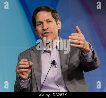 July 01, 2013 - Aspen, Colorado, U.S. -  TOM FRIEDEN, Director of the Centers for Disease Control and Prevention, discusses the topic: ''What Does the CDC Do to Protect You?'' during the Aspen Ideas Festival.(Credit Image: © Brian Cahn/ZUMAPRESS.com) Stock Photo