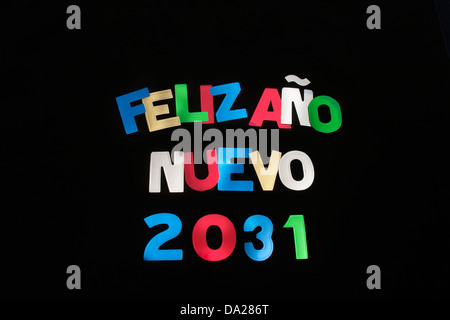 FELIZ ANO NUEVO 2031 Stock Photo