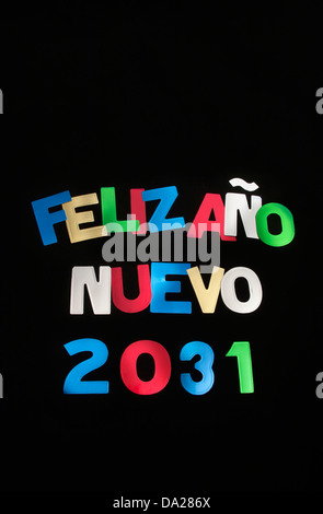 FELIZ ANO NUEVO 2031 Stock Photo