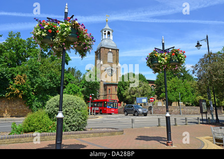 St Mary's Anglican Church, Church Street, Sunbury-on Thames, Surrey, England, United Kingdom Stock Photo