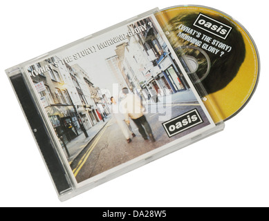 Oasis Whats the Story Morning Glory album on CD Stock Photo