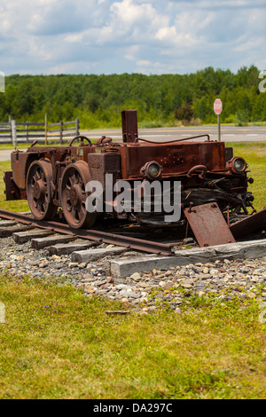 Eckley Miners village is a museum depicting a typical company mining town in the anthracite coal region of Pennsylvania during the 19th nineteenth century. Built by the coal company where the coal was mined and processed, it provided miners and their families with housing, stores, and churches, and gave the company greater control of lives of the miners. Stock Photo