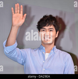 Lee Jin-wook, Jun 30, 2013 : Tokyo, Japan : Korean actor Lee Jin wook attends a fan service event  in Tokyo, Japan, on June 30, 2013. Stock Photo