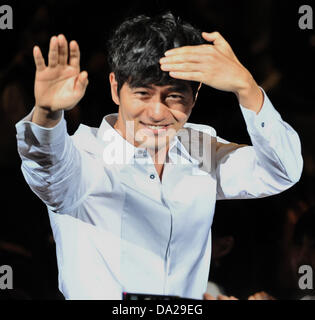 Lee Jin-wook, Jun 30, 2013 : Tokyo, Japan : Korean actor Lee Jin wook attends a fan service event  in Tokyo, Japan, on June 30, 2013. Stock Photo