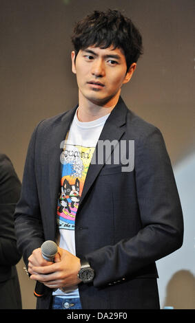 Lee Jin-wook, Jun 30, 2013 : Tokyo, Japan : Korean actor Lee Jin wook attends a fan service event  in Tokyo, Japan, on June 30, 2013. Stock Photo