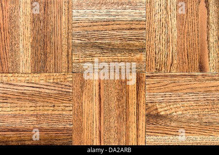 Close up of parquet wood floor tiles with copy space. Stock Photo
