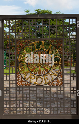 Singapore Botanic/Botanical Gardens entrance gate, Singapore Stock Photo