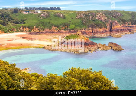 Portelet Bay, Jersey, United Kingdom Stock Photo