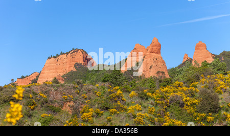 'Las Medulas' Ancient Roman Mines, Leon, Spain. Stock Photo