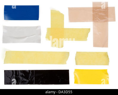 scotch strips isolated on white background Stock Photo