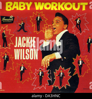 JACKIE WILSON (1934-1984)  US singer on his 1962 Baby Workout album Stock Photo