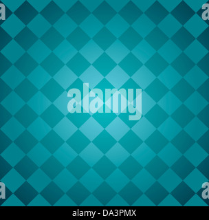 Blue and turquoise check pattern, square seamless tile. Also called ...