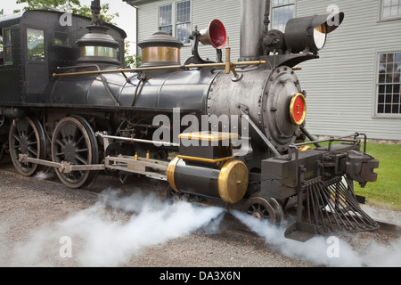 The 1932 Edison steam locomotive is seen in Dearborn' Greenfield ...