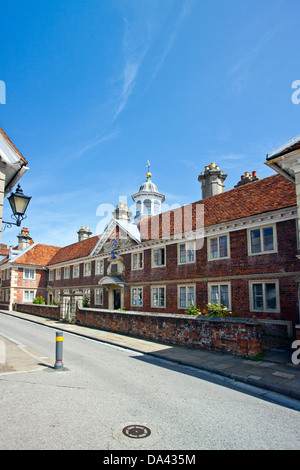 The Matrons College in the corner of Cathedral Close, Salisbury Wiltshire England UK Stock Photo