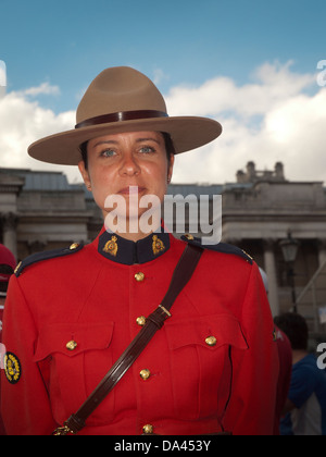 A Canadian Mountie at Canada Day celebrations in London Stock Photo - Alamy