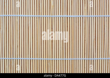 Bamboo stick straw mat texture to background Stock Photo