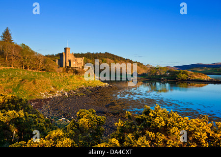 Dunvegan Castle exterior and gardens Isle of Skye Highlands and Islands Scotland UK GB EU Europe Stock Photo