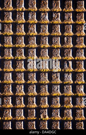 metallic textures with grid shapes Stock Photo