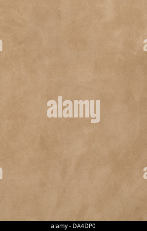 Brown suede texture, detailed closeup background. Stock Photo