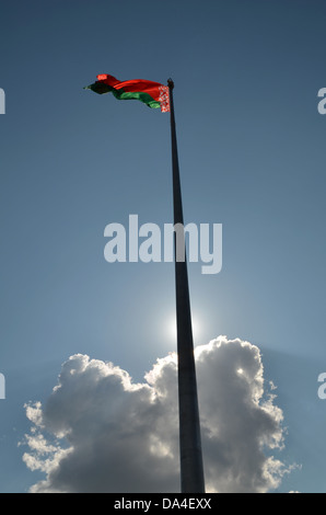 flag of Belarus Stock Photo