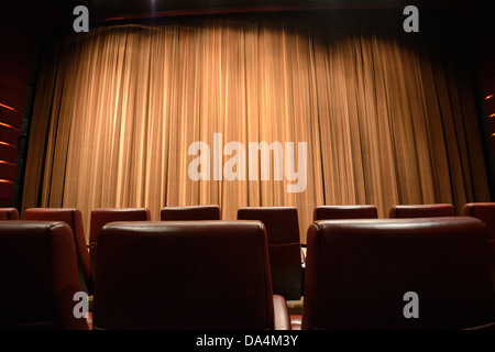 A movie theater interior Stock Photo