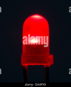 Small red LED light Stock Photo