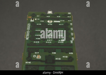 Circuit board from inside an infrared remote control Stock Photo - Alamy