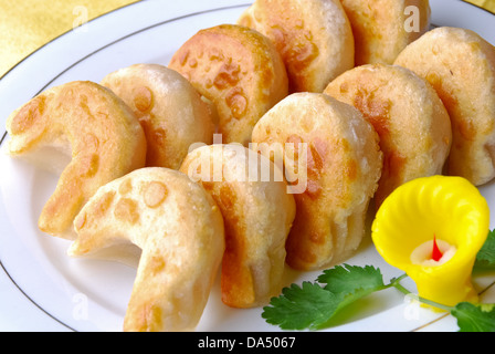 Chinese food- deep-fried dim sum Stock Photo