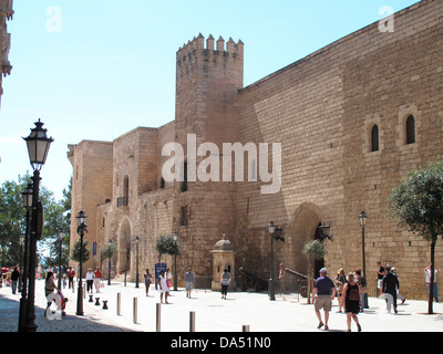 almudaina royal palace, palma de mallorca, mallorca, spain Stock Photo