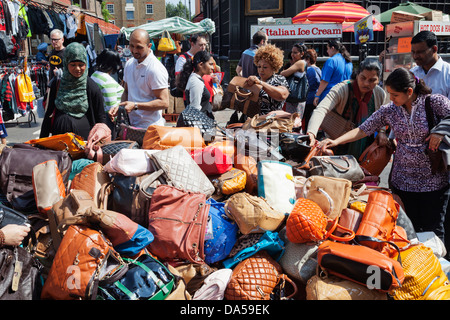 England, London, Whitechapel, Petticoat Lane Market Stock Photo