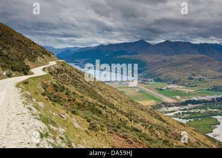 Queenstown Airport in New Zealand Stock Photo - Alamy