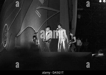 The Rolling Stones, Wembley Stadium, 1982 Stock Photo