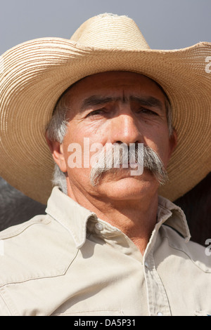 Cowboy portrait Stock Photo