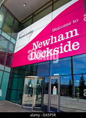 Newham Dockside Building, Docklands, London, England, United Kingdom Stock Photo