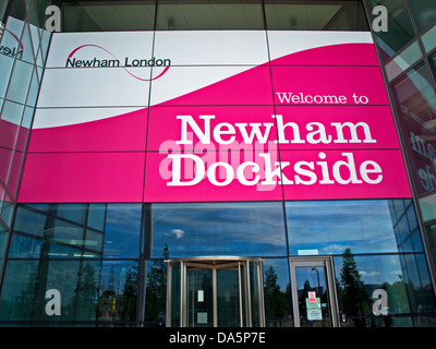 Newham Dockside Building, Docklands, London, England, United Kingdom Stock Photo