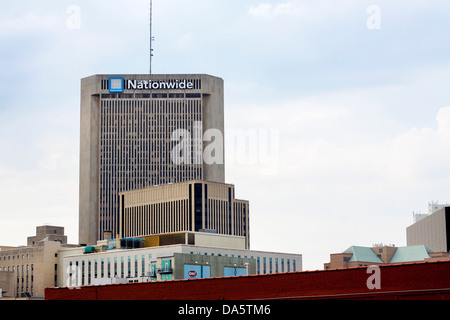 Nationwide Insurance corporate headquarters in Columbus, Ohio, USA. Stock Photo
