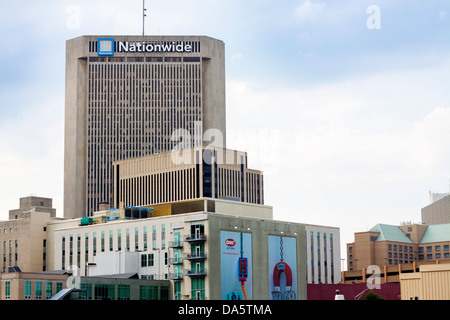 Nationwide Insurance corporate headquarters in Columbus, Ohio, USA. Stock Photo