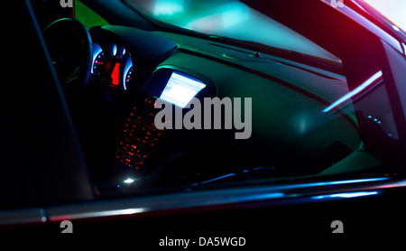car dashboard Stock Photo