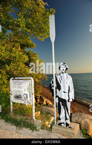 Lake Erie, lake, beach, shore Sanctuary Pond, Point Pelee, National Park, Leamington, Ontario, Canada, Stock Photo