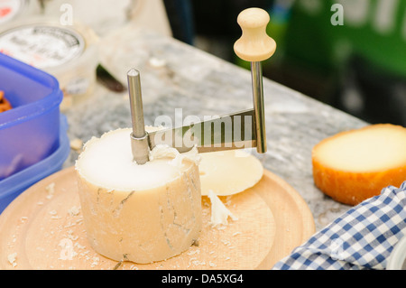 https://l450v.alamy.com/450v/da5xg4/a-rotary-cheese-grater-on-a-round-sheep-cheese-da5xg4.jpg