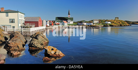 Trinity, Newfoundland, Canada, village, coast Stock Photo