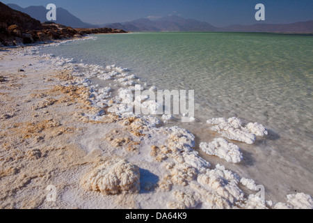 Lake, Assal, -155m, deepest point, Africa, mountain, mountains, scenery ...