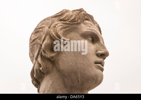 Sculpture of Alexander The Great, Alexandria, Egypt Stock Photo