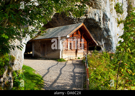 Wildkirchli, Switzerland, Europe, canton, Appenzell, Innerrhoden, cave Stock Photo